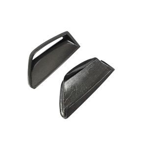 Pièces détachées automobiles 19-23 : Garnitures de pare-chocs avant en fibre de carbone sèche pour RS6 RS7 Avant Wagon 4 portes, Prise d'air de pare-chocs avant en carbone sec - Product Image 2