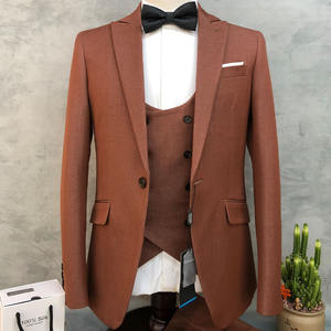 Completo da <span class=keywords><strong>uomo</strong></span> slim casual per il commercio estero transfrontaliero, giacca da <span class=keywords><strong>uomo</strong></span>, costume da performance maschile - Product Image 5