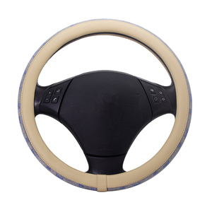 Coprivolante Universale in Pelle PU e Peluche Corto con Cristalli Diamantati Air Space Star, Accessori Auto - Product Image 5