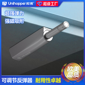 Dispositivo de rebote magnético de aleación de aluminio para puertas de armario, diseño minimalista, fácil operación - Product Image 5