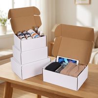 Boîtes d'emballage personnalisées en gros avec logo, écologiques et recyclables, finition mate, portables, tendance mode, par l'usine source
