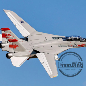 Modèle d'avion RC Free Wing, double moteur 64mm F-14 V2, nouvelle version « Tomcat », modèle d'avion de chasse - Product Image 1