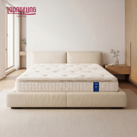 Matelas hybride personnalisable ODM/OEM LOONGFUNG, emballé en rouleau, ressorts ensachés, mousse à mémoire de forme en gel, pour usage domestique et hôtelier, soulagement de la pression