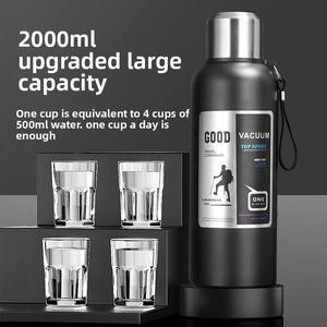 Copo Térmico Portátil de Aço Inoxidável 304 com Separação de Chá, Isolamento a Vácuo, Antiodor, Bonito, Isolamento Térmico de 12-24 Horas para Festas e Atividades ao Ar Livre - Product Image 2