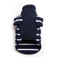 Robes pour chiens Glamoroux ODM modernes à rayures en polyester et coton biologique, écologiques, lavables, tendance, décontractées, pour le printemps et l'été