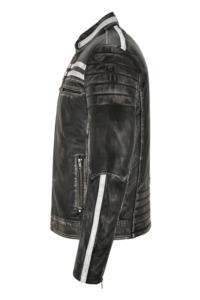 Custom 100% Genuine Black Vintage Nappa Leather Men’s <b>Jacket</b> Fashion Fit Private Label OEM/ODM Bulk Wholesale Trend Outerwear - Product Image 3