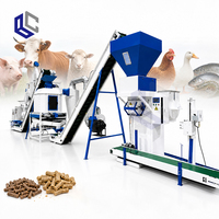 Ligne de production de granulés d'aliments pour animaux, granulateur d'aliments pour animaux pour l'élevage de bétail et de volailles