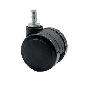 Juego de 4 Ruedas Giratorias de 2 Pulgadas, Ruedas de Poliuretano Resistentes con Freno, Silenciosas, para Muebles, Banco de Trabajo, Carrito - Product Image 5