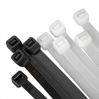 Serre-câbles en nylon, sangles de fixation robustes, sangles de liaison auto-bloquantes, boucles autobloquantes, noir et blanc, Chine continentale, pour câbles