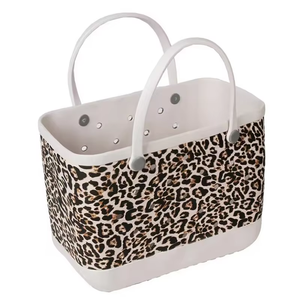 <span class=keywords><strong>Bolsa</strong></span> de Playa de EVA con Estampado Animal, Impermeable, de Goma, con Patrón de Leopardo/Guepardo, Gran Capacidad - Product Image 3
