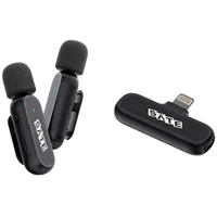 SATE(A-MK252)2 in 1 portatile Mini Lavaliere Mic wireless doppio risvolto lavalier microfono con ricarica per smart phone