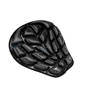 Inflatable Winter Seat <b>Cover</b> For Electric <b>Scooters</b> Black Universal Shock Absorption 3D Cushion With Air Pump And Straps - Product Image 3