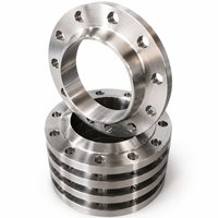 Pièces tournées CNC de précision sur mesure en acier inoxydable, aluminium, laiton, cuivre, anneaux à bride fendue, plaques de montage à trous de boulons, OEM ODM