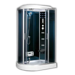 Japanese style enclosed massage whirlpool steam shower room corner bath shower room for home hotel