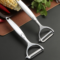 Premium roestvrijstalen groenteschiller ergonomische Y-schiller voor aardappel, appel, wortel keuken fruitgereedschap met roestvrij mes