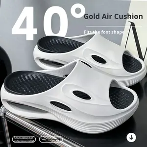 Chaussons de sport pour hommes de marque haut de gamme, tendance, respirants, amortissants, antidérapants, sans odeur, tongs de course pour jeunes - Product Image 1