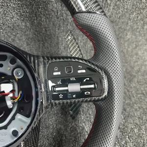 Volant de voiture en fibre de carbone pour <span class=keywords><strong>Mercedes</strong></span> benz AMG Gle Gls W219W204 W205 W211 W212 W213 W214 W215 Volant de voiture - Product Image 2
