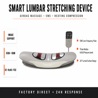 Alat Peregangan Punggung Dinamis Lumbar Traction Airbag, Pemijat Pinggang Getar yang Dapat Disesuaikan, Penyangga Tulang Belakang, Relaksasi Otot, Untuk Rumah dan Kantor