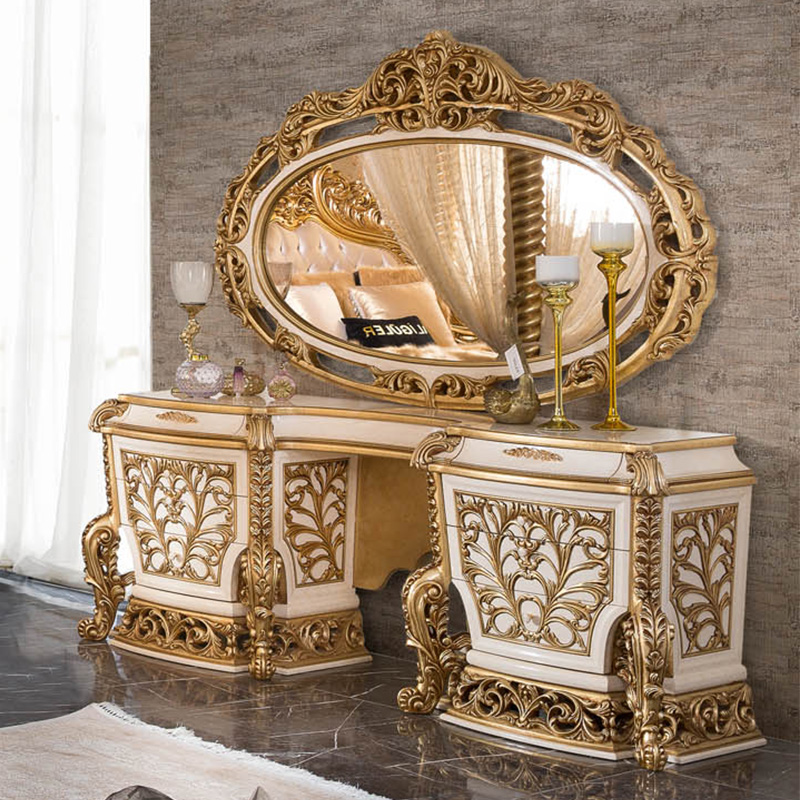 Dressing table + makeup mirror
