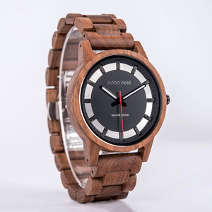 DODO DEER Montres de luxe pour hommes 2020 Montre de mode pour femmes Montre Curren Bois Chine Original MIYOTA Ronde Analogique Décontractée - Product Image 2