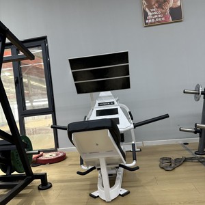 <span class=keywords><strong>Cybex</strong></span> Équipement de musculation professionnel : Machine de presse à jambes couchées, grande taille, réglable, robuste, en acier, sécurisée - Product Image 2