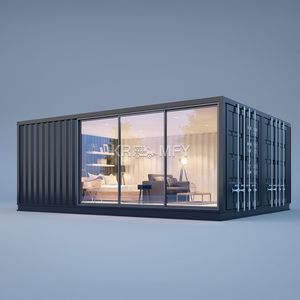 Maison-conteneur professionnelle 2025, conception de studio autonome pour hôtels, matériau durable en panneaux sandwich - Product Image 2