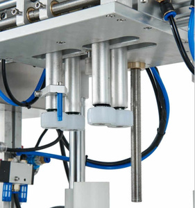 Botella de plástico de escritorio neumática semiautomática Twist off capper tapa selladora máquina taponadora de tornillos - Product Image 5