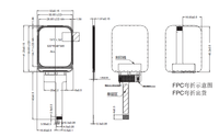 Module d'affichage LCD 1,78 pouce 320*385 avec interface SPI ST7796U, luminosité élevée 700 nit, pour appareils portables