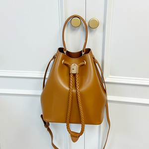 2026 Bestseller Luxury Ladies Bucket Bag High-Quality Handbag Large Capacity Drawstring Crossbody Bag Retro Womens Shoulder Bag - Product Image 1