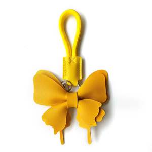 Fashion Butterfly Keychain Women's PU Leather Handbag Charm <b>Car</b> <b>Keyring</b> Pendant Business Gift for Valentine's Day Mother's Day - Product Image 3