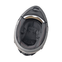 Casque de sécurité unisexe personnalisé en ABS à double visière toutes saisons pour moto, modèle AD, vente en gros, nouveauté
