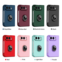 Pour Iphone Fold 18 Ultra Étui 360 °   Support rotatif pliable pour téléphone avec anneau de protection