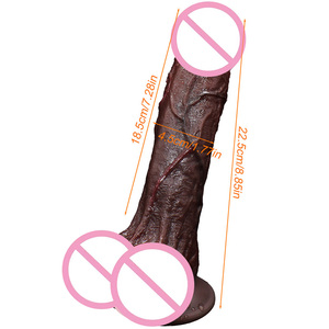 Juguete Sexual con Servicio OEM, Superficie Lisa, No Tóxico, Fácil de Limpiar, Consolador Suave y Realista para Mujeres, Juguetes Íntimos - Product Image 2