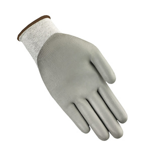 Guantes de Seguridad Industriales Resistentes a Cortes, Antideslizantes, Resistentes a la Abrasión, Duraderos, Puños de Punto de PU+Poliéster, Guantes de Mecánico - Product Image 5