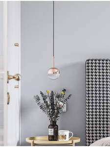 Simig โคมไฟทรงกลมแก้วสไตล์เดนมาร์ก,ไฟระย้าทรงกลมทำจากโลหะใช้ตกแต่งบ้านได้อย่างสร้างสรรค์โคมไฟแขวนทรงกลม - Product Image 4