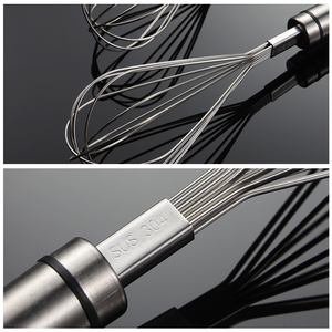 304 Stainless Steel Kitchen Egg <strong>Tools</strong> Hand Eggbeater Hand <strong>Whisk</strong> for Cooking 4007004 - Product Image 6