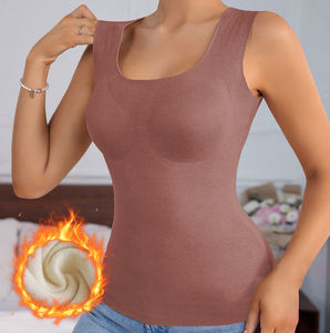 All'ingrosso gilet di alta qualità per la pelle caldo ed elegante intimo termico AB Double-face rapido caldo ideale canotta per le donne - Product Image 3