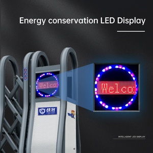 Latest Automatic Sliding Retractable Folding <b>Gate</b> Aluminum Electric Main <b>Gate</b> Design with <b>Remote</b> <b>Control</b> Factory Direct - Product Image 5