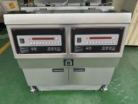 Friteuse industrielle ouverte électrique/gaz 25L+25L pour poulet, usage commercial, avec filtre à huile, pour restaurant rapide KFC
