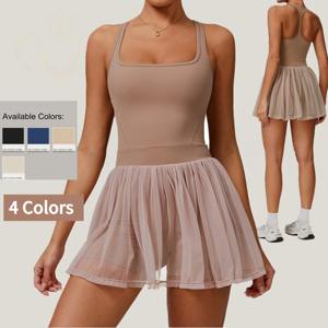 Abbigliamento sportivo all'ingrosso taglie forti palestra Fitness un pezzo di Yoga gonna da Tennis - Product Image 1