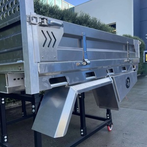 Bandeja de Aluminio Impermeable para Camioneta (Cabina Simple/Extra/Doble) con Guardabarros y Cajas de Herramientas Bajo la Bandeja - Portátil, Exterior, con Cerradura - Product Image 3