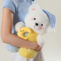 Boneka Gajah Pink Lucu Custom, Mainan Hewan Isi Dakron, Hadiah Ulang Tahun Gajah Bintang untuk Bayi, Pereda Stres untuk Anak-Anak, Warna Dapat Disesuaikan
