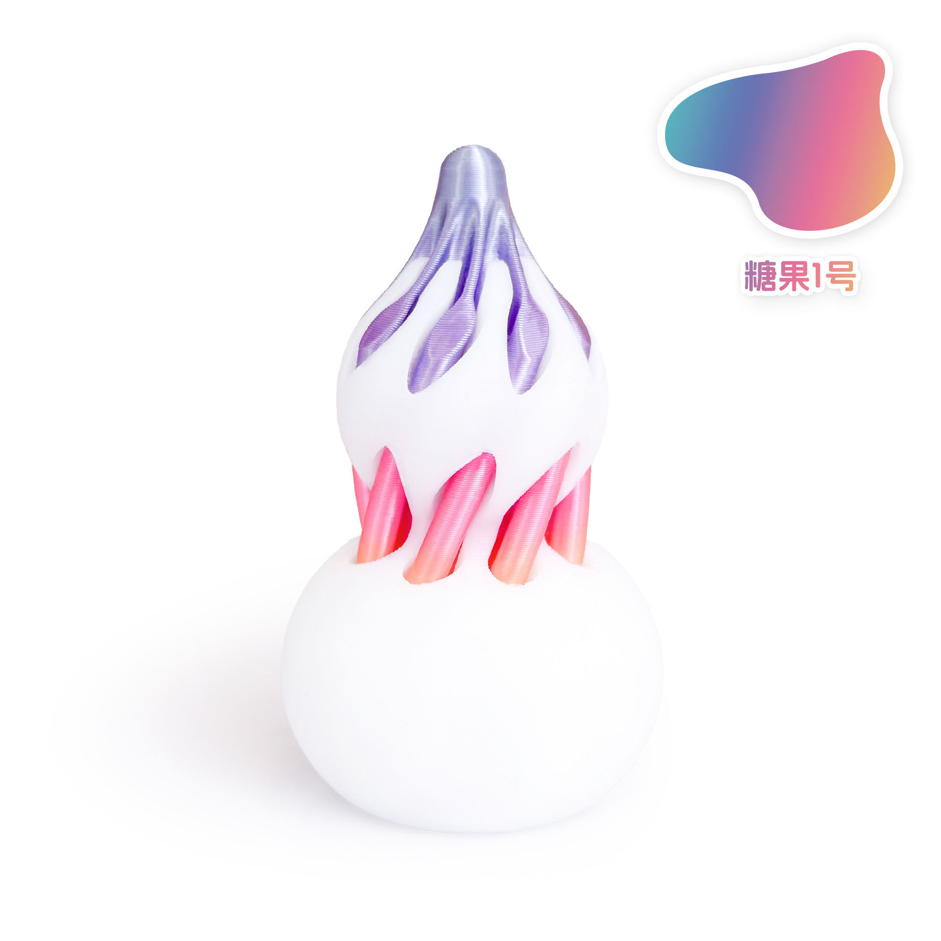 calabash-white + candy no1-niveaux de couleur aléatoires