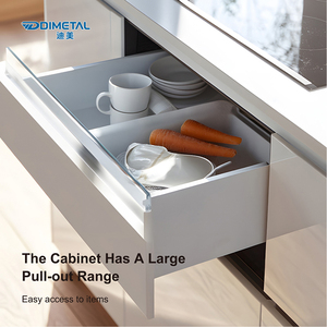 Sottoscocca tampone di smorzamento diapositiva nascosta a due sezioni di rimbalzo sottoscocca cassetto binario binario invisibile sottoscocca - Product Image 6