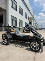 Buggy tout-terrain professionnel à essence, monoplace, 212cc, 4 temps, 750W, 60 km/h, pneus antidérapants de grande taille, pour adultes
