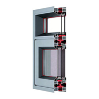 Ventanas Modernas de Aluminio con Rotura de Puente Térmico, Doble y Triple Vidrio, Resistentes a Huracanes, Insonorizadas, para Baño y Villa
