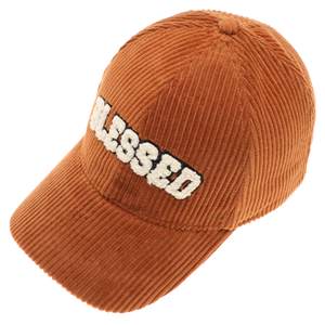 หมวกเบสบอลผ้าลูกฟูก5แผงสำหรับทุกเพศหมวกรูปตัวพ่อต่ำปักด้วยมือปรับได้สไตล์สปอร์ต - Product Image 4