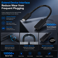 Câble d'extension USB C professionnel LUNG KAY OEM, 10 Gbps, USB 3.1 Gen 2, PD 100 W, charge rapide, type C mâle vers femelle