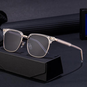 แว่นกันแดดโพลาไรซ์แบบครึ่งกรอบสำหรับผู้ชาย รุ่น Dl D6375 กรอบโลหะ TAC เลนส์ป้องกันรังสียูวี 400 สีดำ ระดับ 2 - Product Image 3