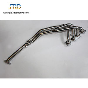 Tubo de escape de acero inoxidable para MAZDA MIATA 4CYL 1.6L NA <span class=keywords><strong>B6ZE</strong></span> 89-93 MX5 - Product Image 3